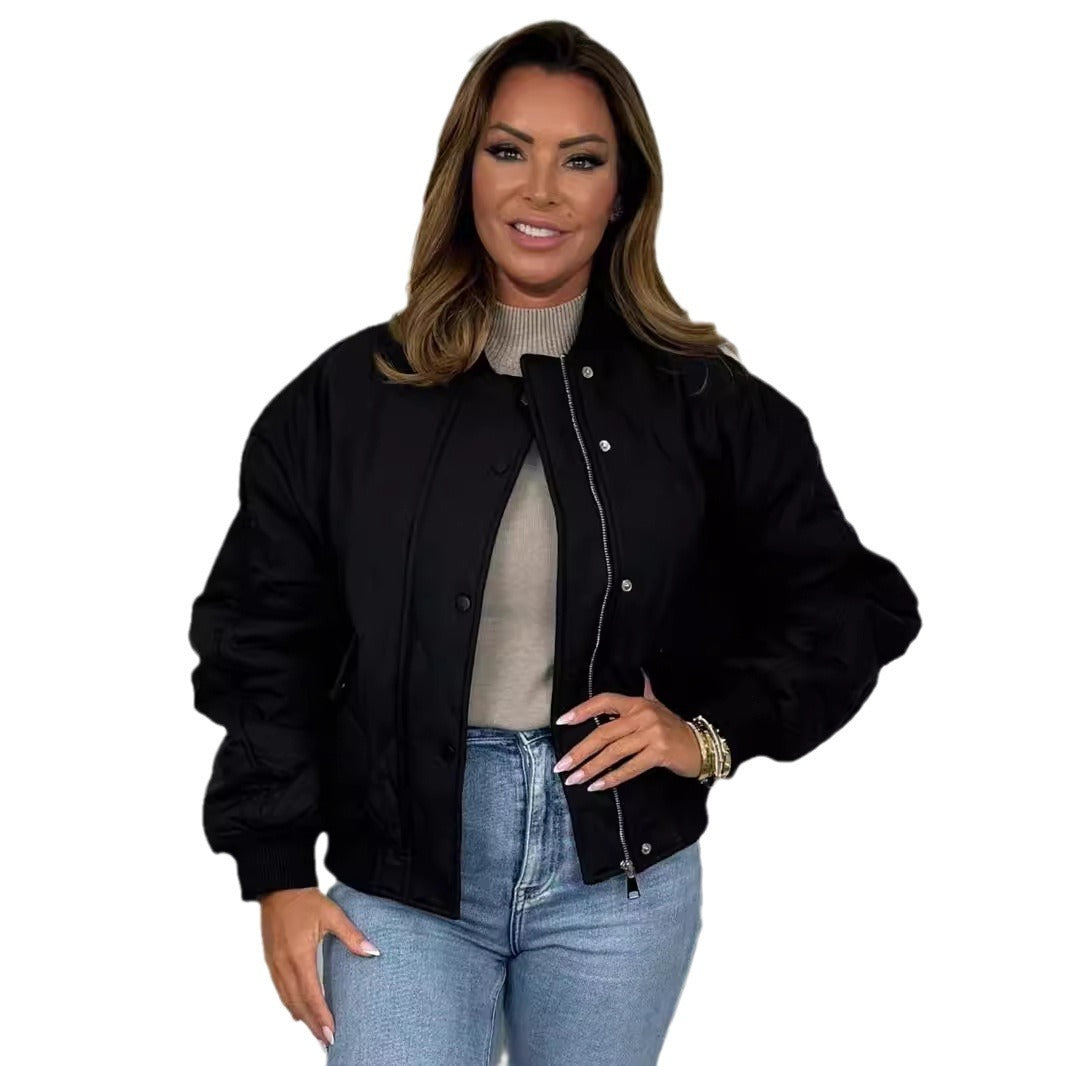 Women's Cotton Padded Pilot Jacket