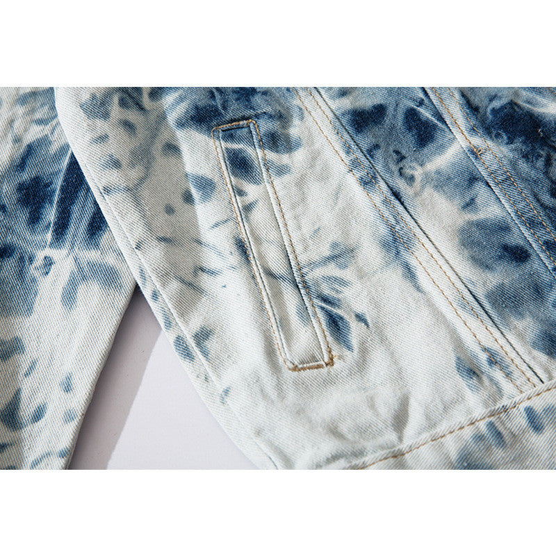 Tie-dye Denim Jacket