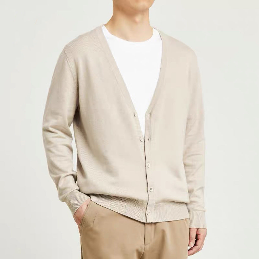 Casual Loose Knitted Cardigan For Men