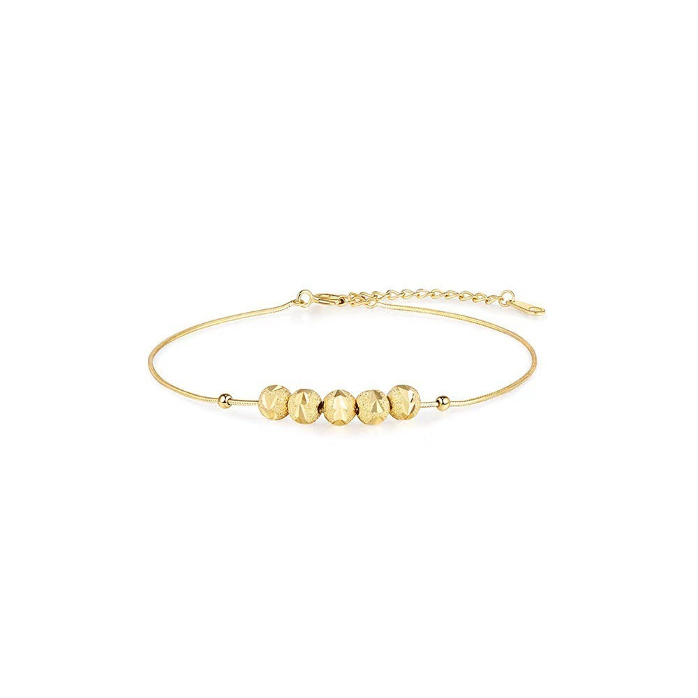 Heart-shaped Lucky Beads Bracelet / Necklace