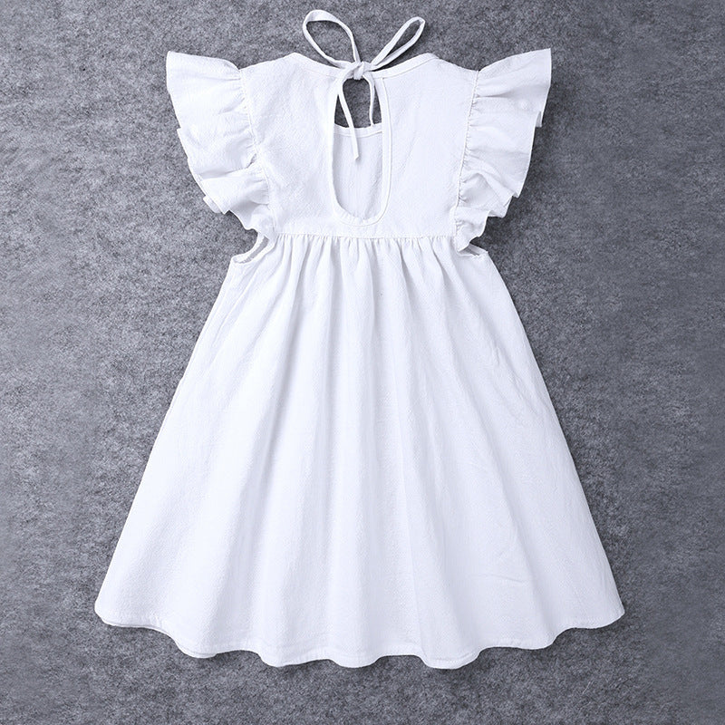 Lotus Leaf Little Girl's Dress