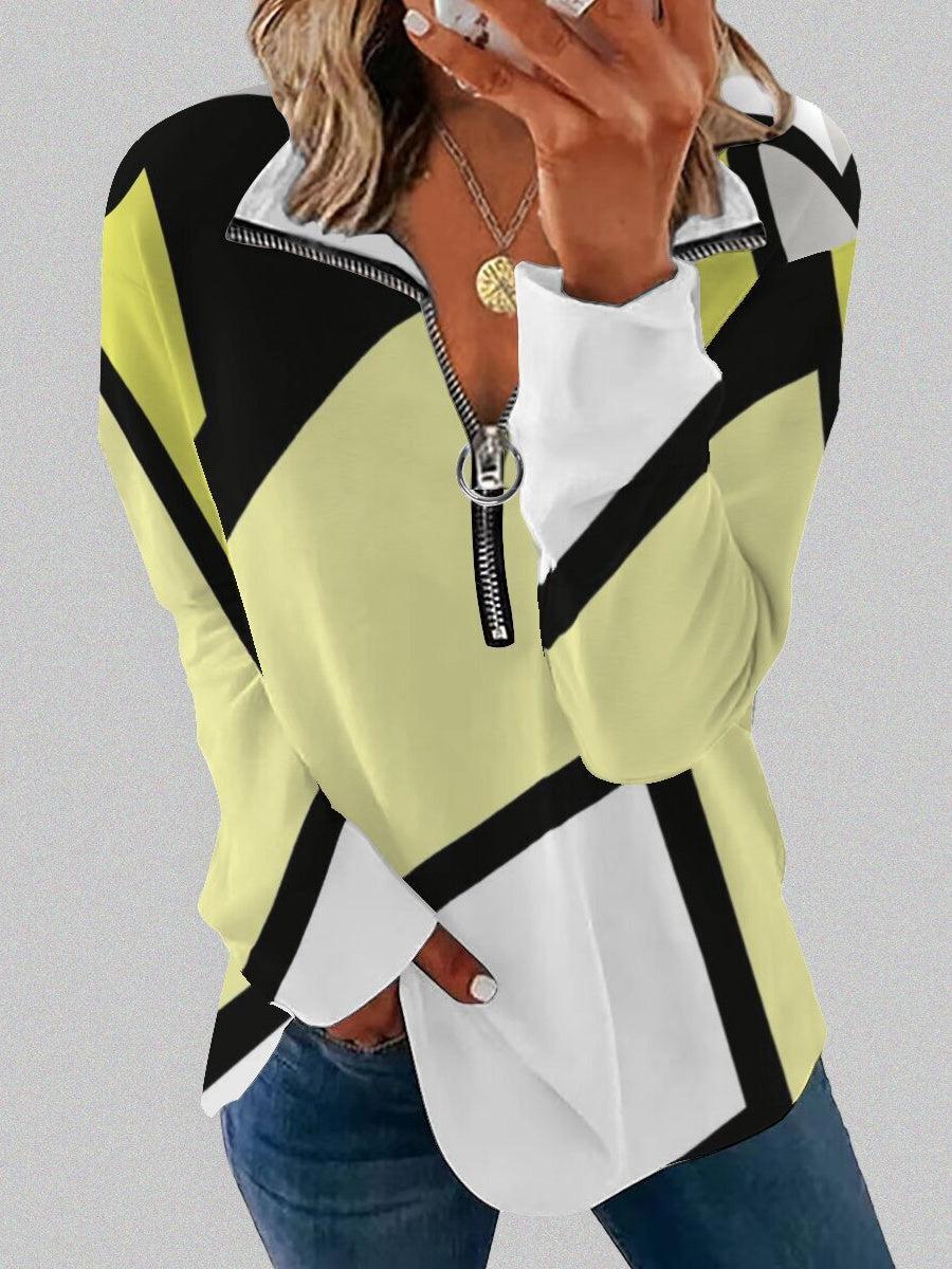 Zippered Sweater