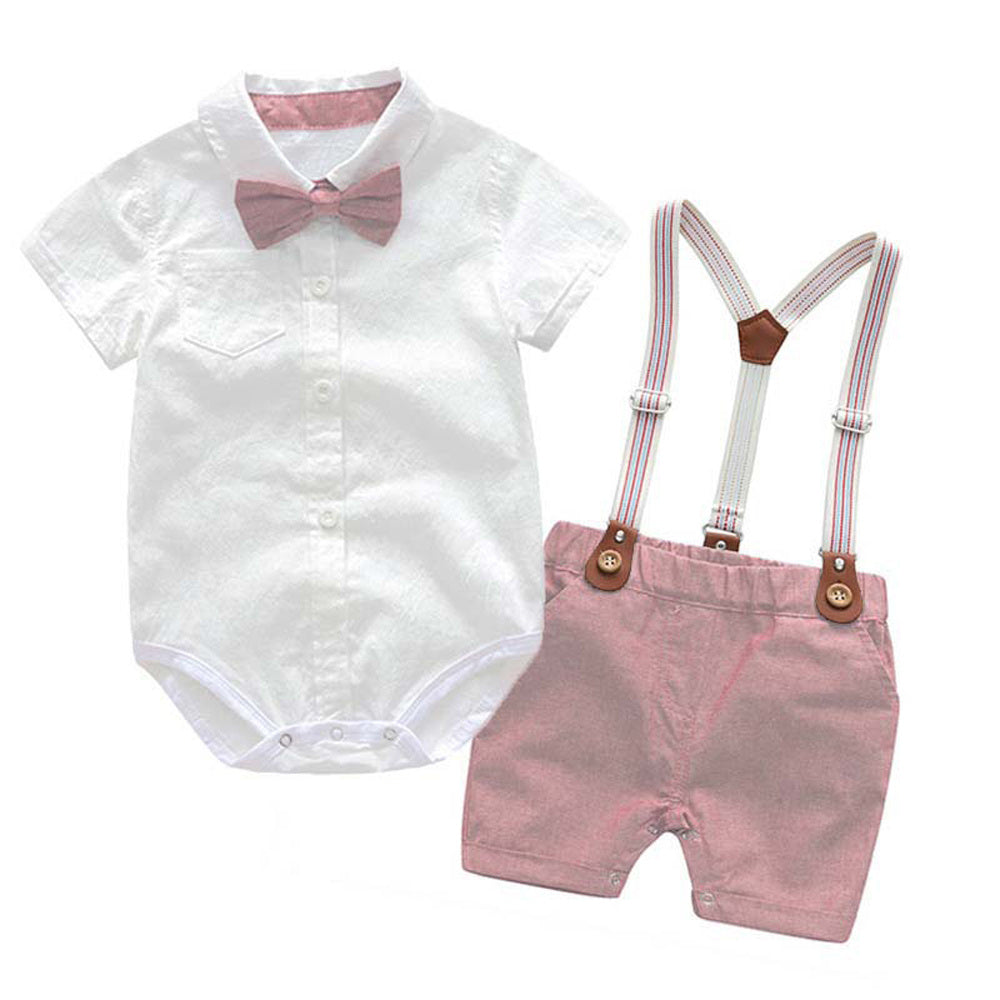 Little Gentleman 2 Pcs Bow Tie Suit