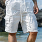 Cotton Linen Drawstring Shorts