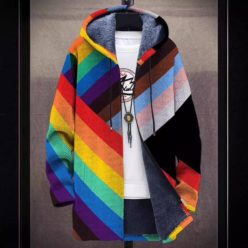 New Creative 3D Digital Printing Jacket For Men