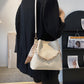 Women's Retro Silk Scarf Bucket Bag