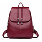 Women's  Soft Leather Travel Backpack