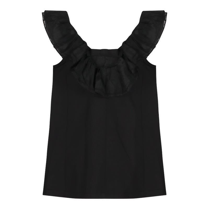 Women's French Retro Ruffle Dress