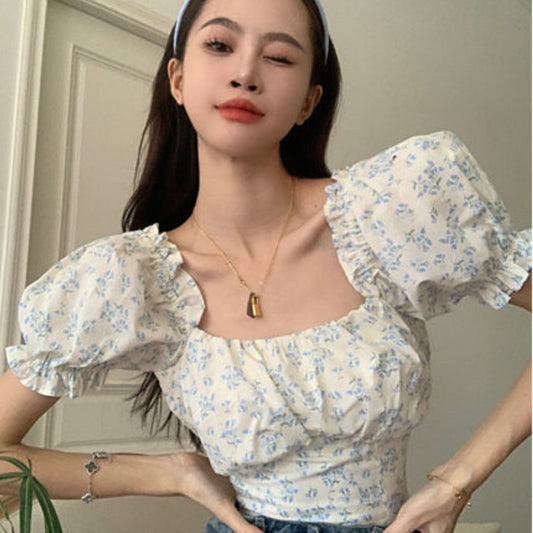 French Puff Sleeve Shirt