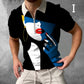 Men's Face Art Printed Short Sleeve T-shirts