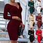 Women's Fitted Long Sleeved Dress