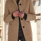 Standing Collar Woolen Coat