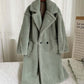 Lamb Fleece Coat W/ Pockets