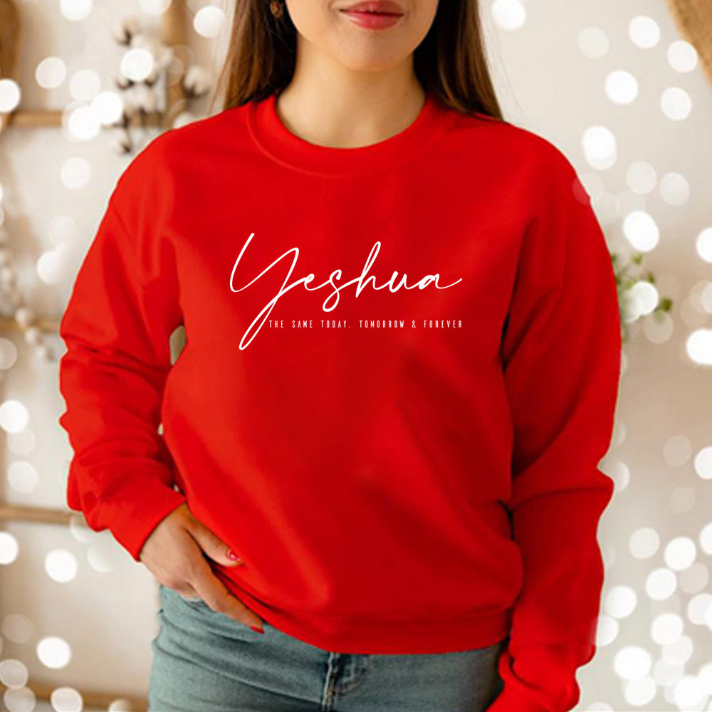 Fleece-lined Long Sleeve Crew Neck