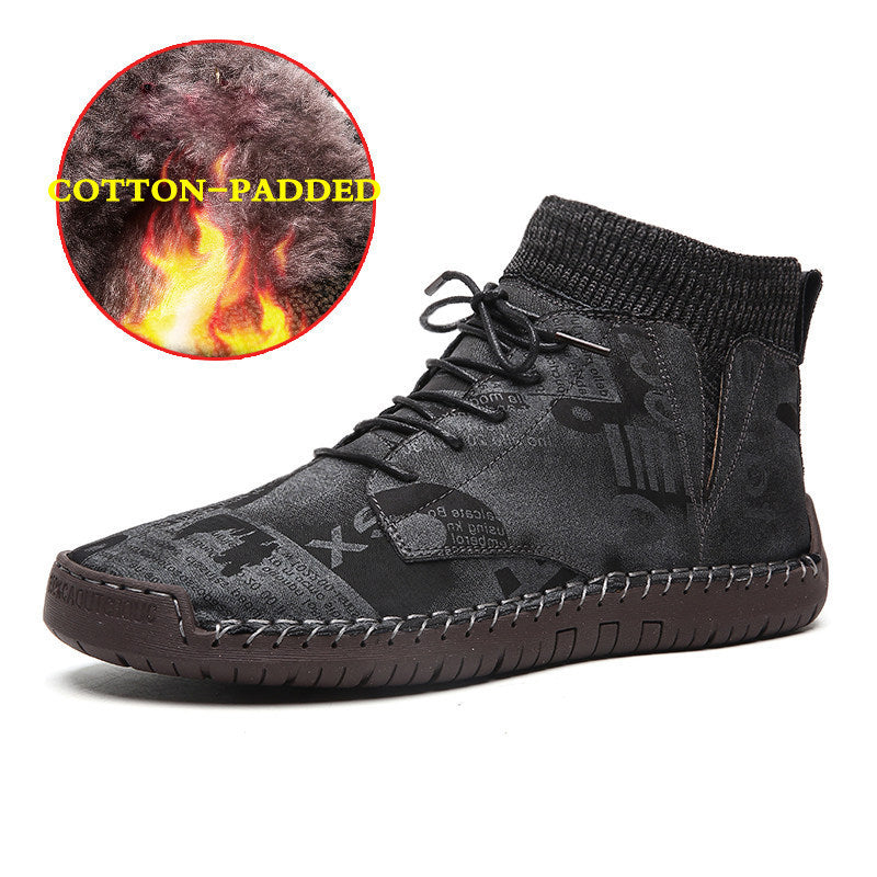 Men's Cotton Padded Boots