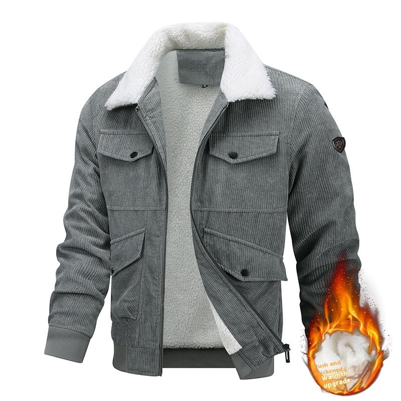 Men's Fleece Corduroy Jacket