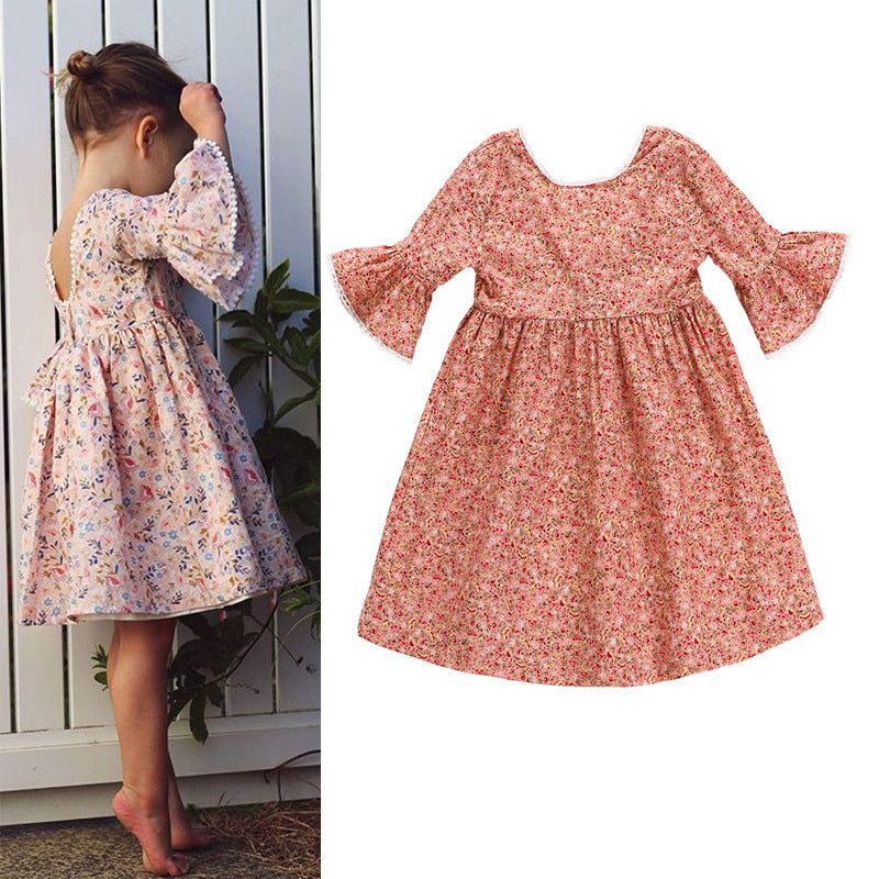 Little Girls Autumn Dress