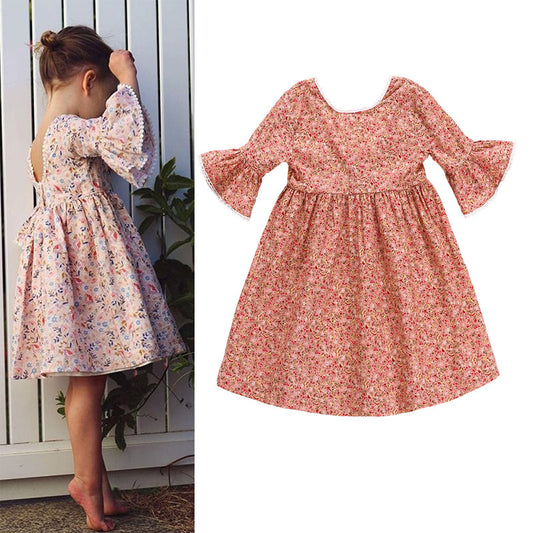 Little Girls Autumn Dress
