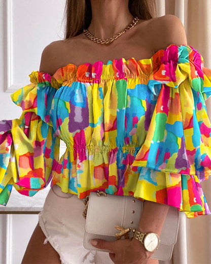 Summer Sexy Short Blouse