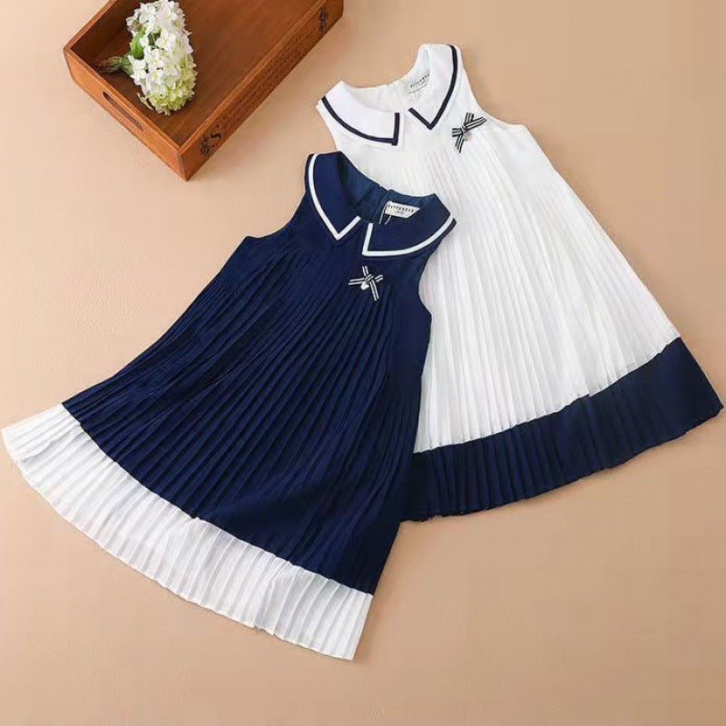 Little Girl's Pleated Dress