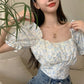 French Puff Sleeve Shirt