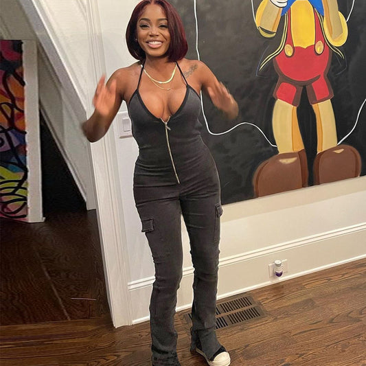 Women's Split Leg Jumpsuit