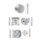 Crystal Magnetic Ear Clip For Men