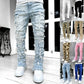 Men's Stacked fitted Jeans