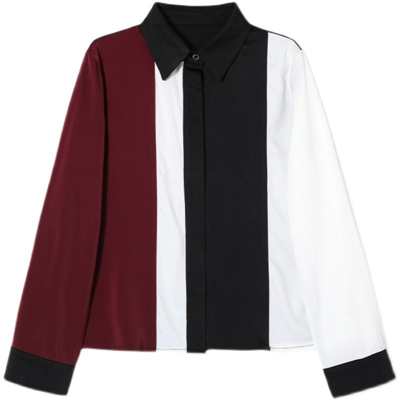 Women's Color Block Blouse