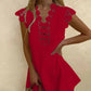 Women's Wrinkle Wash Mini Dress
