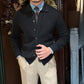 Slim Wool Knitted Vintage Cardigan For Men