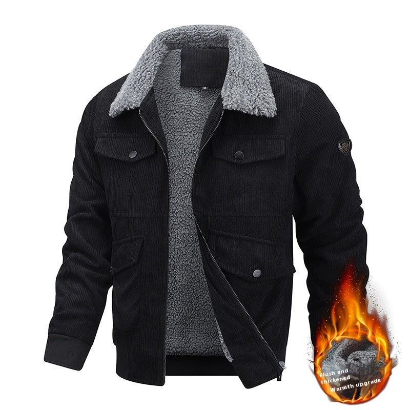 Men's Fleece Corduroy Jacket