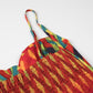 Abstract Suspender Dress