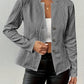 Single-Breasted Slim Office Blazer Jacket
