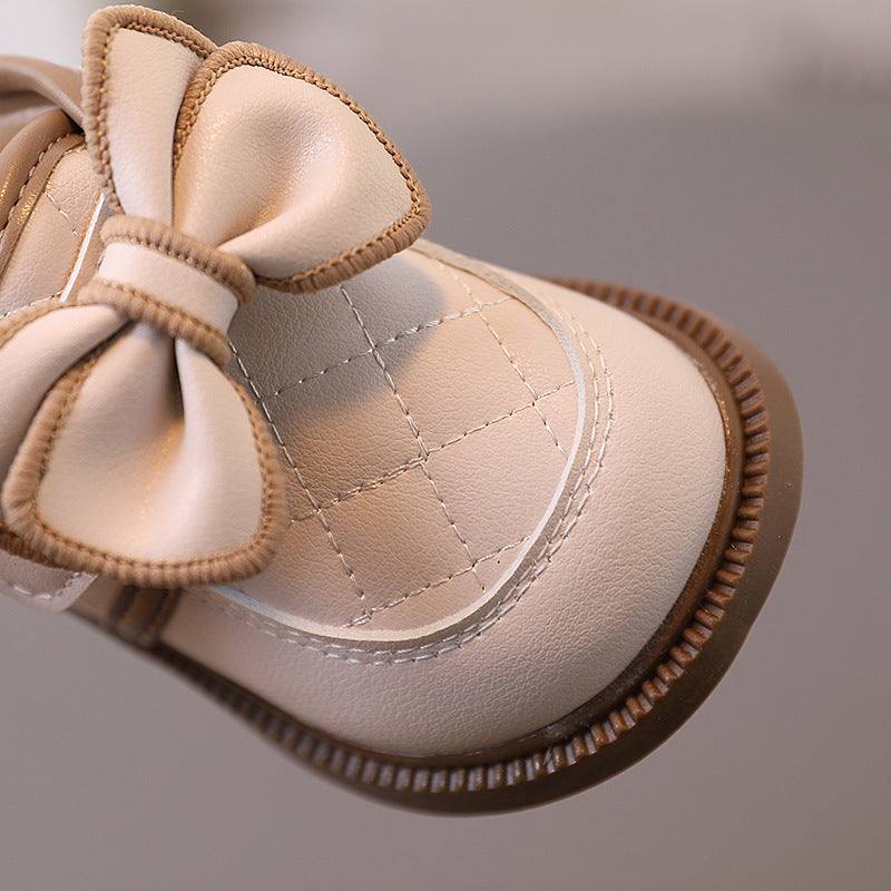Baby Girl's Cotton Bow Shoes