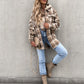 Women's Woolen Plaid Jacket
