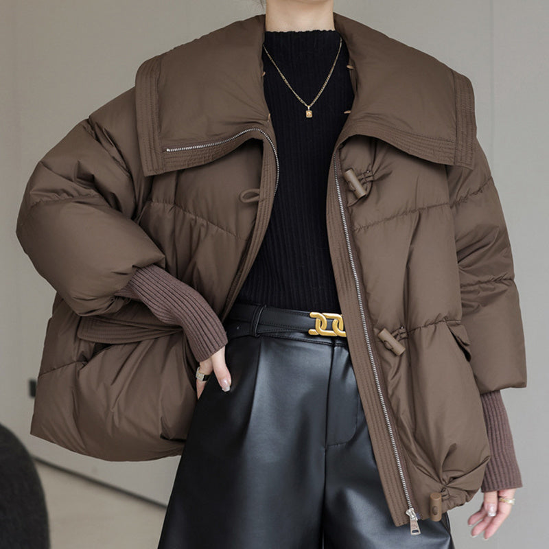 Padded Cotton/Fur Jacket