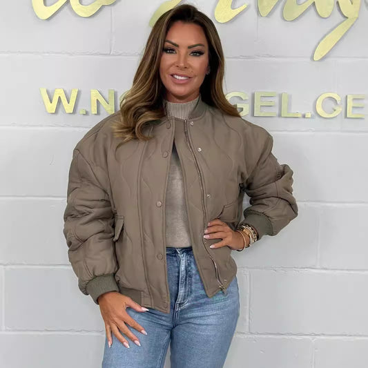 Women's Cotton Padded Pilot Jacket