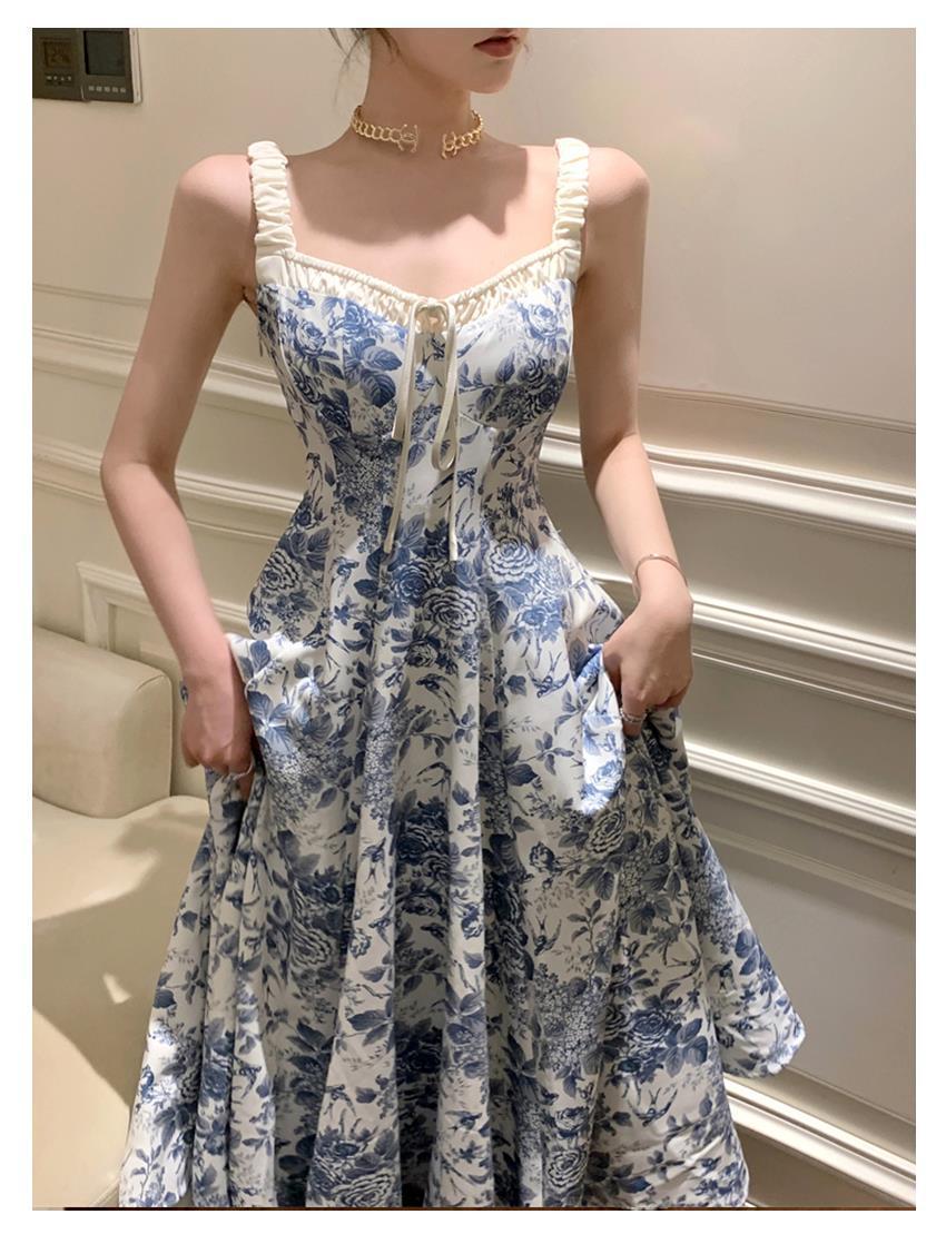Women's Retro High Waist Dress