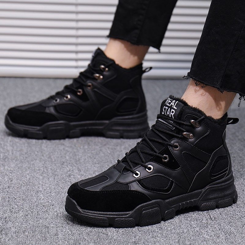 Men's Cotton/Velvet Sneakers