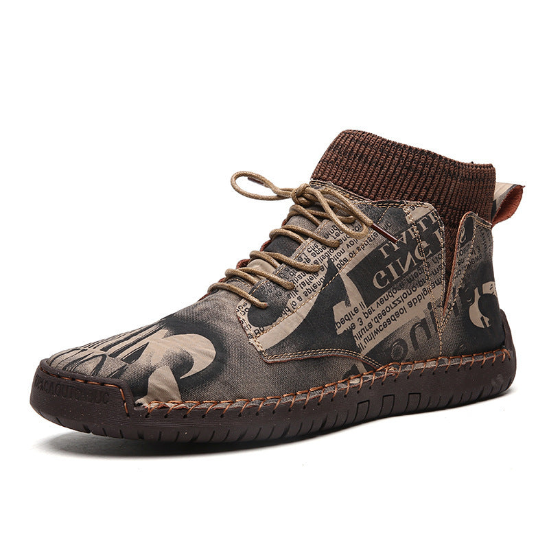 Men's Cotton Padded Boots