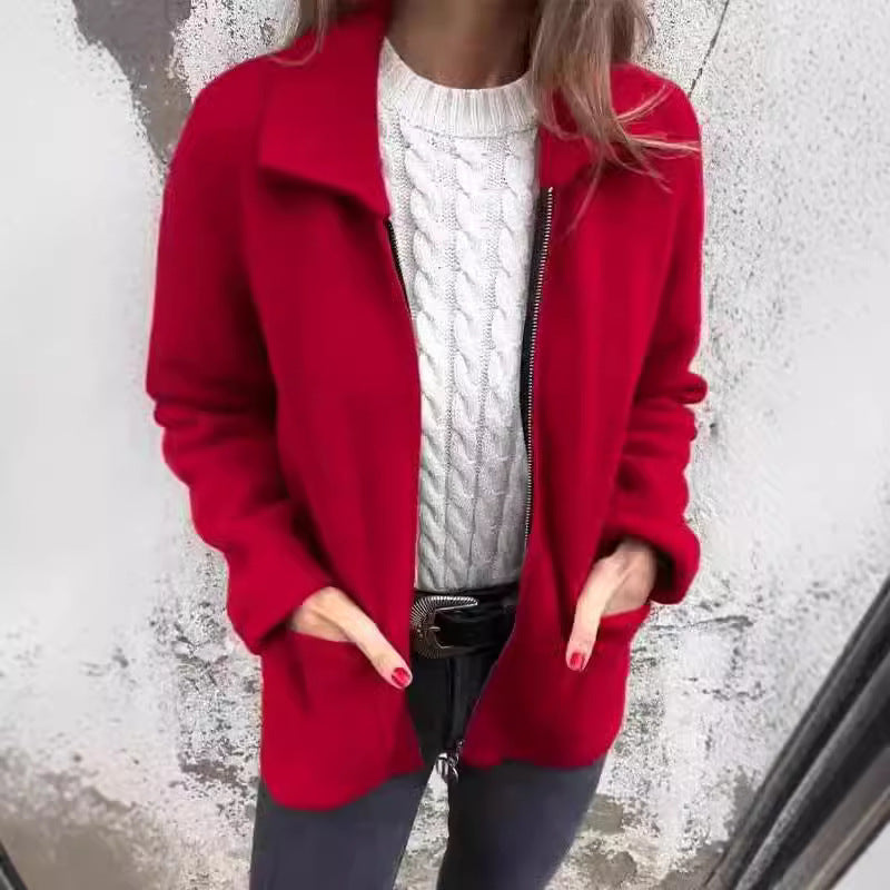 Women's Zippered Fall Jacket