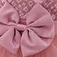 Baby Girl's Embroidered Bow Dress