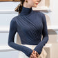Women's Designer Mock Turtle Neck Top