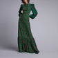Maxi Printed Evening Dress