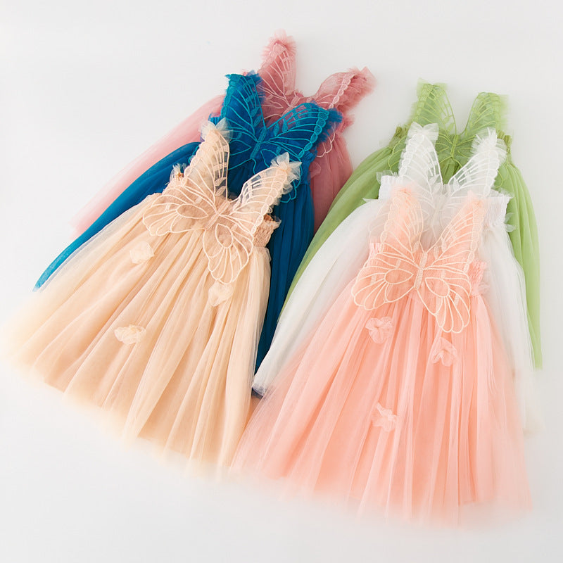 Girl's Butterfly Princess Petti Skirt