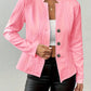 Single-Breasted Slim Office Blazer Jacket