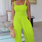 Women's Tube Top Wide Leg Jumpsuit