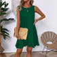 Summer Ruffle Dress Fashion Loose Sleeveless Straight Beach Dresses For Women