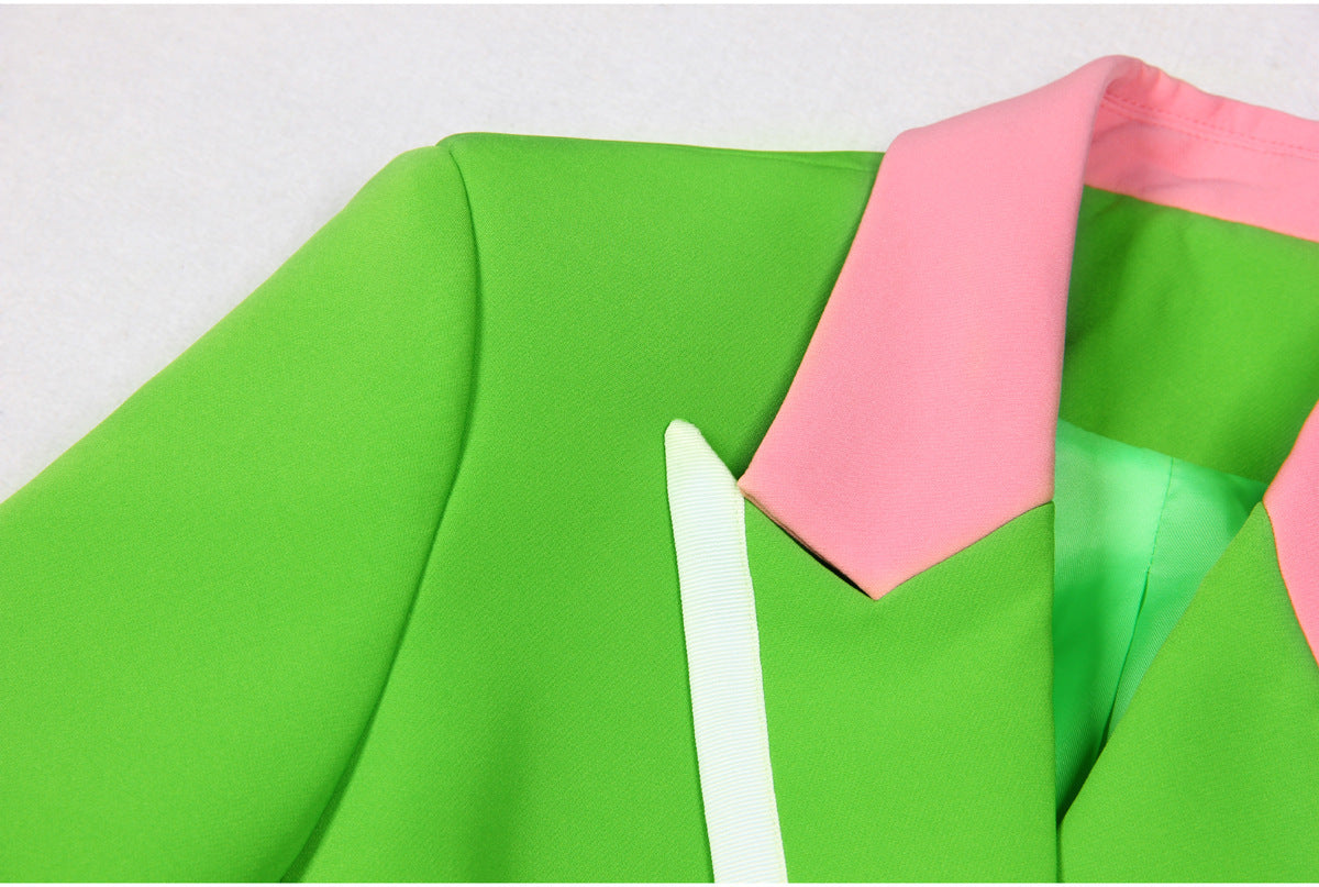 Chenille2 Pcs Pants Suit